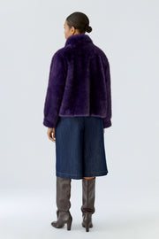 Oui Faux Fur Jacket Mysterioso