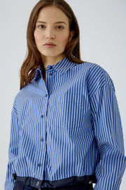 Oui Striped Blouse Blue/White