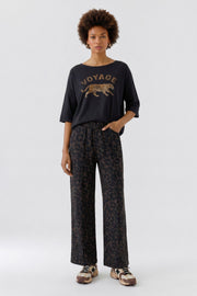 Oui Pants Leo Print