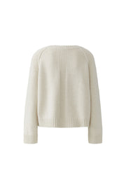 Oui Knit Sweater Off-white