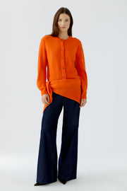 Oui Knit Scarf Orange