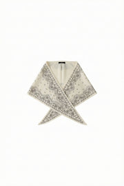 Oui Scarf Paisley Print Off-white