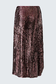 Oui Sequin Skirt Bramble Berry