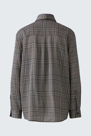 Oui Bow Check Blouse