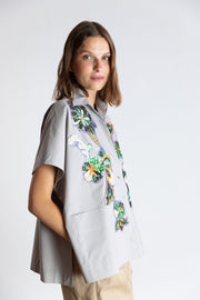 Psophia Shirt Oyster Print