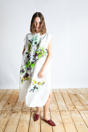 Psophia White Floral Print Dress