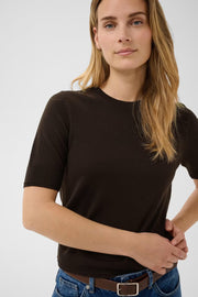 Part Two Natanya Knit Top Brown