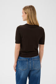 Part Two Natanya Knit Top Brown