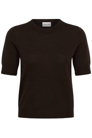 Part Two Natanya Knit Top Brown