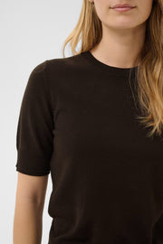 Part Two Natanya Knit Top Brown
