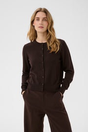 Part Two Noelani Cardigan Brown