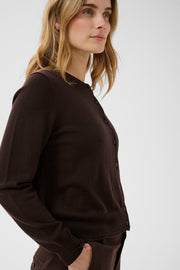Part Two Noelani Cardigan Brown