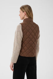 Part Two Carlota Quilted Gilet Brown