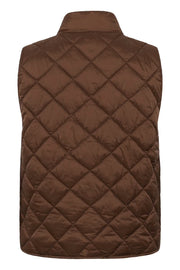 Part Two Carlota Quilted Gilet Brown