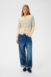 Part Two Charmaine Cardigan Whitecap Grey