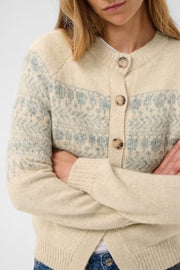 Part Two Charmaine Cardigan Whitecap Grey
