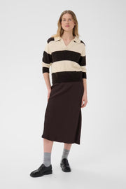 Part Two Charlott Striped Sweater Whitecap/Grey
