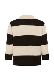 Part Two Charlott Striped Sweater Whitecap/Grey