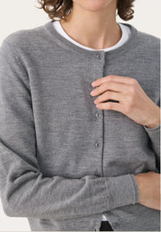 Part Two Carimi Cardigan Grey