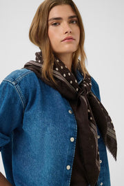 Part Two Celesta Scarf Polka Dot Brown