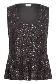 Part Two Diine Top Dark Grey