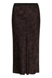 Part Two Candice Skirt Brown Gradient Flower