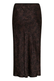 Part Two Candice Skirt Brown Gradient Flower