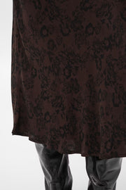 Part Two Candice Skirt Brown Gradient Flower