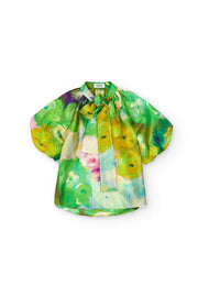 Psophia Blouse Green MLT