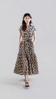 Psophia Dress Animal Print