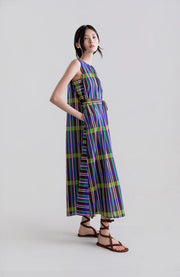 Psophia Retro Prism Dress Chocolate MLT