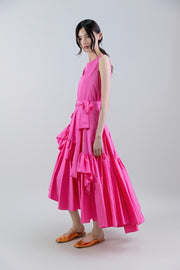 Psophia Taffeta Dress Rose
