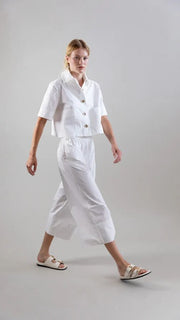 Psophia Palazzo Pants White