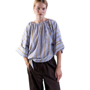 Psophia Blouse Light Blue With Stripes