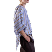 Psophia Blouse Light Blue With Stripes