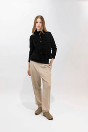 Psophia Knit Cardigan Black