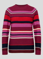 Rabe Knit Striped Jumper Wildberry