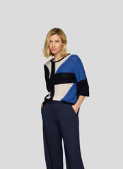 Rabe Knit Pullover Geo Print