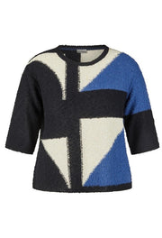 Rabe Knit Pullover Geo Print