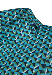 Rabe Knit High Neck Jumper Geo Print