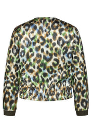 Rabe Jacket Khaki Leo Print
