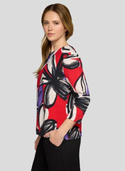 Rabe Top With Abstract Flower Print