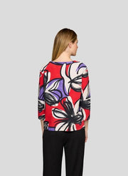 Rabe Top With Abstract Flower Print
