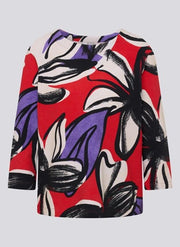 Rabe Top With Abstract Flower Print