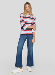 Rabe Striped T-Shirt Pastel Blue