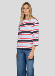 Rabe Striped T-Shirt Pastel Blue