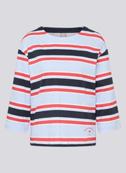 Rabe Striped T-Shirt Pastel Blue