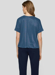 Rabe T-Shirt Blue Abstract Print