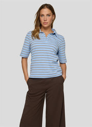 Rabe Polo Striped T-Shirt Blue