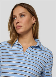 Rabe Polo Striped T-Shirt Blue